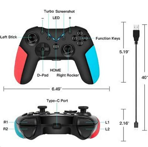 Nintendo Switch Pro Controller Diagram. . Sw 11 switch controller manual